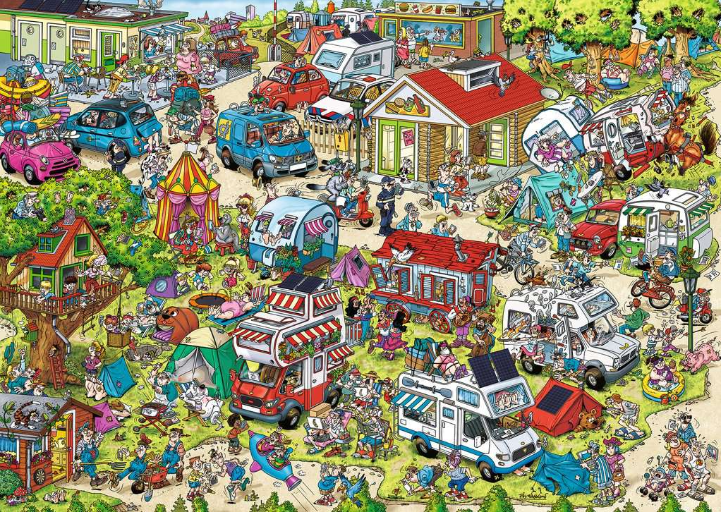 Legpuzzel Holiday Resort 4: The Amusement Park - Puzzle 1000 Pezzi - Ray's Comic Series - 3
