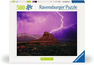 Roze Onweerssfeer Puzzel (500 stukjes)