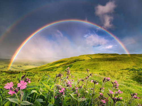 Spectaculaire regenboog Puzzel (1500 stukjes)-2