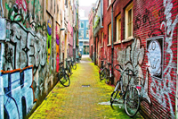 Street in Amsterdam Puzzel (3000 stukjes)-2