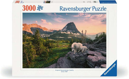 Alpine Geit met Jong Puzzel (3000 stukjes)