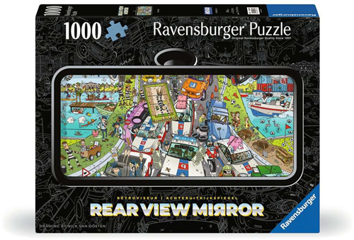 Politie Achtervolging Puzzel (Rearview Mirror) (1000 stukjes)