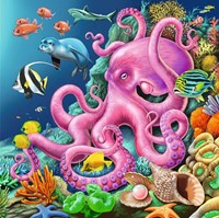 Betoverende Onderwaterwereld Puzzel (3 x 49 stukjes)-3