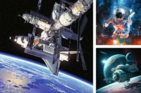 Ruimte Puzzel (3 x 49 stukjes)-2