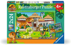 Jurassic World Explorers Puzzel (2x 24 stukjes)