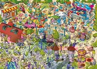 Holiday Resort 4 - The Amusement Park Puzzel (1000 stukjes)-2