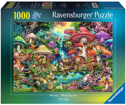 Merry Mushroom Village Puzzel (1000 stukjes)