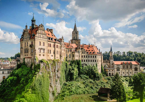 Sigmaringen Castle, Germany Puzzel (1000 stukjes)-2