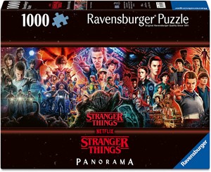 Stranger Things Panorama Puzzel (1000 stukjes)