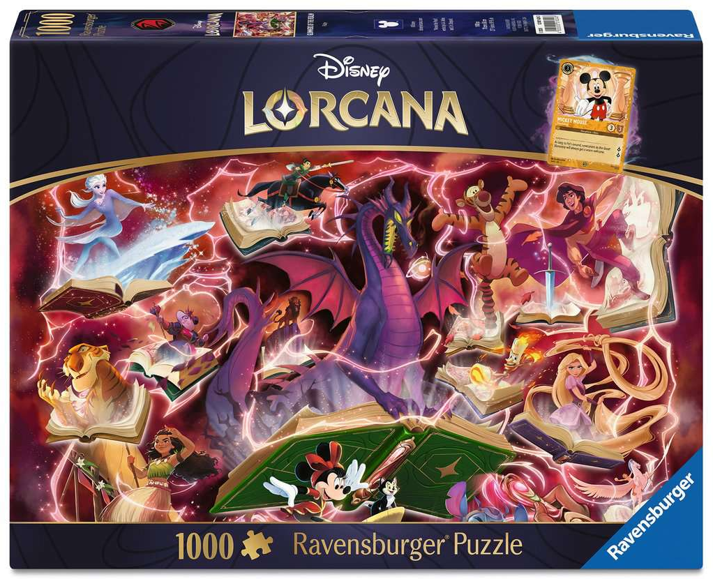 Disney Lorcana ルーノ・マドリガル ホロ Disney Lorcana – Glimmers of the Realm – Ruby Puzzel (1000 stukjes