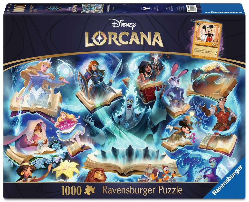 Disney Lorcana – Glimmers of the Realm – Sapphire Puzzel (1000