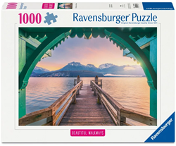 Footbridge at Lac d'Annecy Puzzel (1000 stukjes)