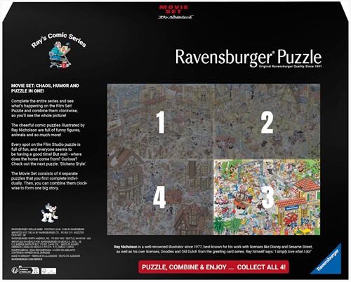 Ray’s Comics - Filmset 3: Filmstudio Puzzel (1000 stukjes)-2