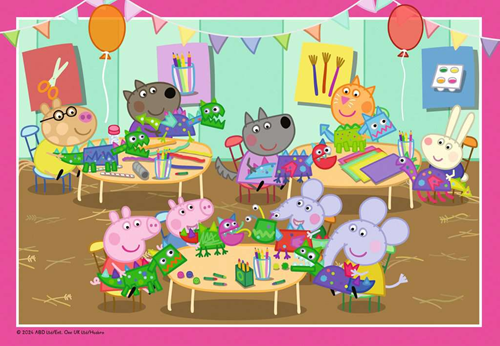 Peppa Pig Puzzel (2x 12 stukjes)-2