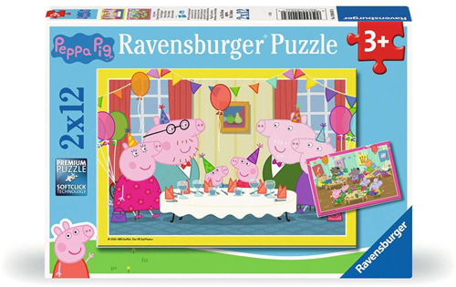 Peppa Pig Puzzel (2x 12 stukjes)