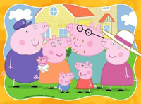 Peppa Pig 4-in 1 Puzzel (12, 16, 20, 24 stukjes)-2