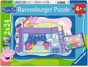 Ravensburger Good Night, Peppa! Puzzel (2x24 stukjes)