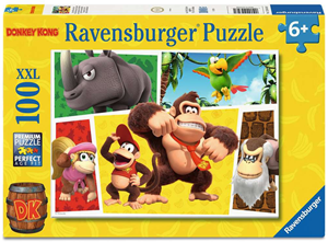 Ravensburger Donkey Kong - The Monkeys are Loose! Puzzel (100XXL stukjes)