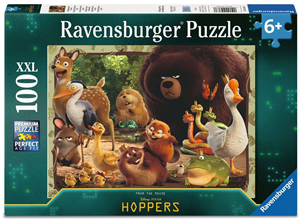 Ravensburger Hoppers - Secrets of the Animal World Puzzel (100XXL stukjes)