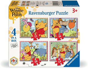 Ravensburger Winnie the Pooh Puzzel (12+16+20+24 stukjes)