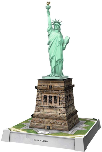 Iconics 3D Puzzel - Statue of Liberty with Lights (108 stukjes)-2