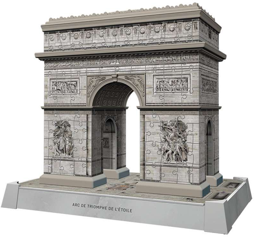 Iconics 3D Puzzel - Arc de Triomphe Paris with Light (216 stukjes)-2