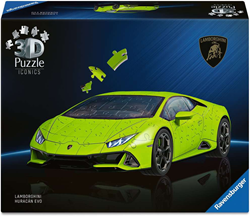 Iconics 3D Puzzel - Lamborghini Huracán EVO (108 stukjes)