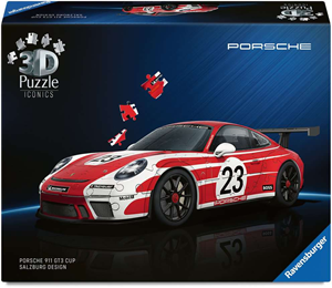 Ravensburger Iconics 3D Puzzel - Porsche 911 Salzburg Edition (108 stukjes)