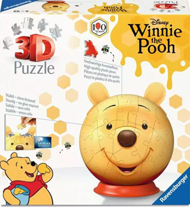 Winnie Pooh With Ears - 3D Puzzel (77 stukjes)