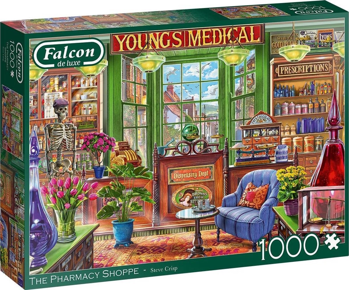 Caroline nooit etiket Falcon - The Pharmacy Shoppe Puzzel (1000 stukjes) - kopen bij  Spellenrijk.nl
