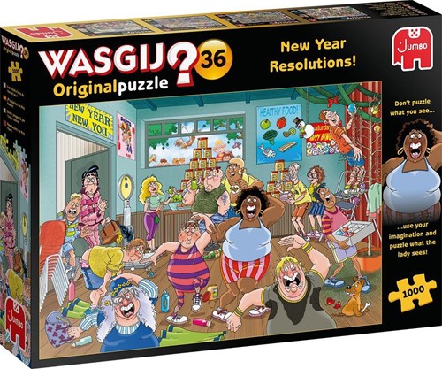Wasgij Original 36 - Goede Voornemens! Puzzel (1000 stukjes)