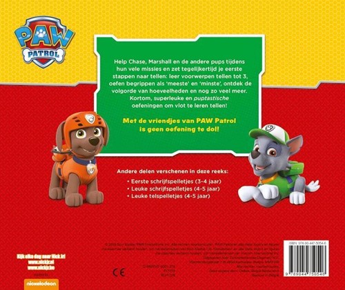 Paw Patrol - Eerste Telspelletjes-2