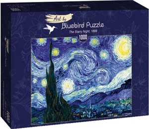 Thumbnail van een extra afbeelding van het spel Vincent Van Gogh - The Starry Night Puzzel (1000 stukjes)