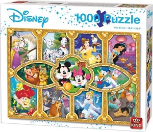 Afbeelding van het spelletje Disney - Magical Moments Puzzel (1000 stukjes)