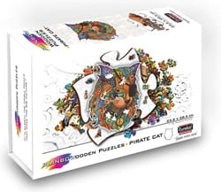 Rainbow Houten Puzzel - Piraten Kat (116 stukjes)