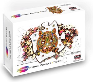 Afbeelding van het spelletje Rainbow Houten Puzzel - Tijger (138 stukjes)