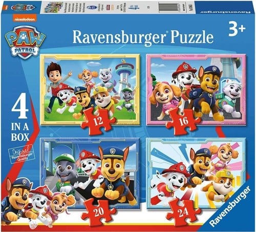 Paw Patrol Puzzel (4 in 1)