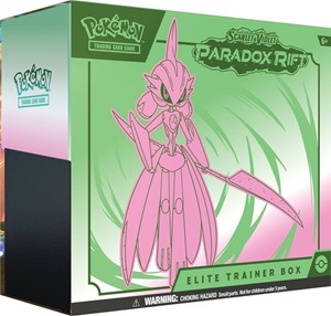 Afbeelding van het spelletje Pokemon - Scarlet & Violet Paradox Rift Elite Trainer Box (Iron Valiant)