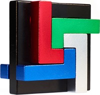 Eureka 3D Puzzle in a Can - Quad L Multicolor (level 3) -2
