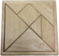Tangram Rubberwood (12 x 12 cm)-2