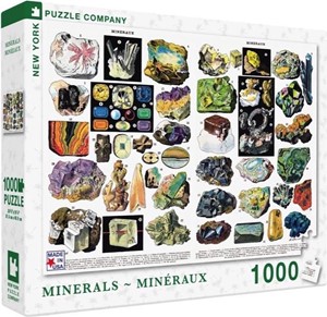 Afbeelding van het spelletje Minerals and Gems Puzzel (1000 stukjes)