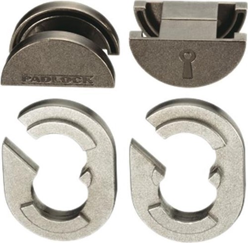 Huzzle Cast Puzzle - Padlock (level 5)-2