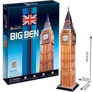 Afbeelding van het spel 3D Puzzel - Big Ben (47 stukjes)