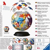 Pokemon Bal - 3D Puzzel (72 stukjes)-3