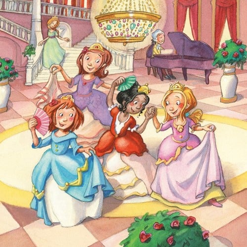 Kleine Prinsessen Puzzel (3x49 stukjes)-3