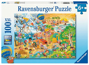 Ravensburger Four Seasons of Fun Puzzel (100 XXL stukjes)