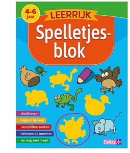 Afbeelding van het spel Leerrijk - Spelletjesblok 4-6 jaar