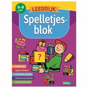 Afbeelding van het spelletje Leerrijk - Spelletjesblok 6-8 jaar