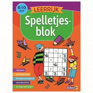 Afbeelding van het spelletje Leerrijk - Spelletjesblok 8-10 jaar