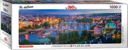 Prague Czech Republic Panorama Puzzel (1000 stukjes)